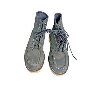 Carhartt Womens Moc Toe Leather Work Boot Size 7 Blue Suede